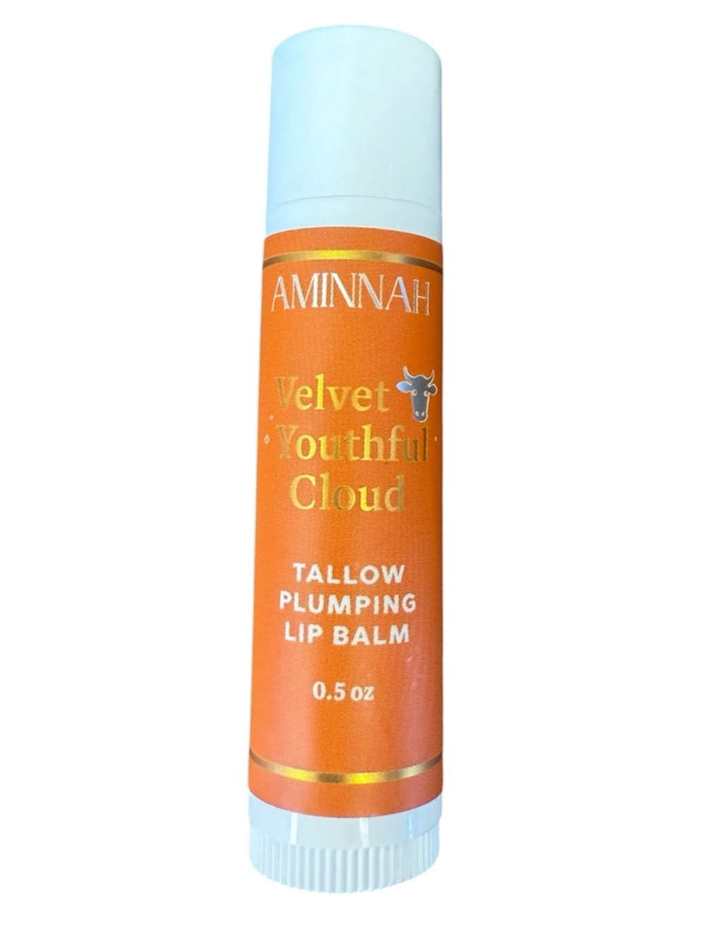 Aminnah Velvet Youthful Cloud Tallow Plumping Lip Balm - Orange Flavor, 0.5 oz - Picture 10 of 10